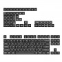 Keychron Double Shot KSA PBT täielik klahvikate komplekt - valge mustal (PBT-03)