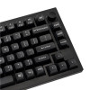 Keychron Double Shot KSA PBT täielik klahvikate komplekt - valge mustal (PBT-03)