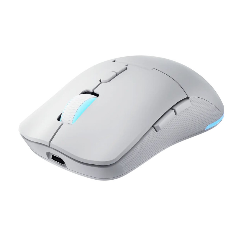 Lenovo Legion M220 RGB juhtmevaba mänguhiir, 2,4 GHz / Bluetooth / juhtmega, Glacier White (GY51V60437)