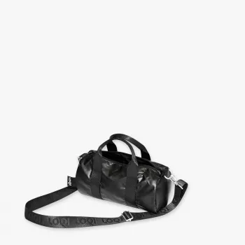 LOQI Metallic nädalavahetusekott – must (väike)