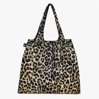 Plisseeritud kott LOQI – leopardvide hämarik