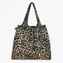 Plisseeritud kott LOQI – leopardvide hämarik