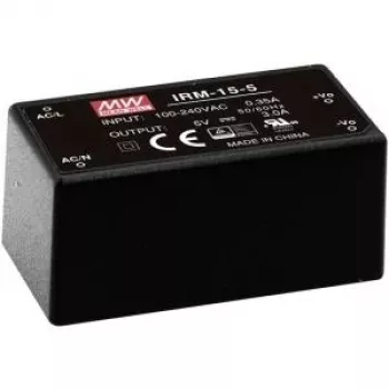 Mean Well IRM-15-24 toiteallikas, 15 W, 0,63 A, 85-264 V sisend - must