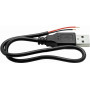 Omnitronic USB-A kahe lahtise kaabliotsaga kaabel, 30 cm (30222100)