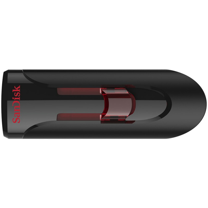 SanDisk Cruzer Glide 3.0 64GB USB 3.2 Gen 1 mälupulk, must