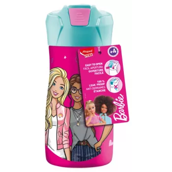 Maped PICNIK joogipudel Barbie, 0,43 l, roostevabast terasest korpus Barbie motiiviga, kõrs kaasas