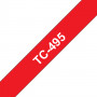 Brother TC-495 laminaatteip, valge punasel (TC495)