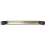 Getfort 19 inch 1U DIN-i kinnitusrööbas serverikappidele, teras - must (GF-DIN)