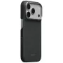 PITAKA Edge Case Argyle MagSafe ümbris iPhone 18 Pro / 17 Pro jaoks, basaltmust