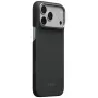 PITAKA Edge Case Argyle MagSafe ümbris iPhone 18 Pro Max / 17 Pro Max jaoks, basaltmust