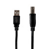 Gizzu USB 2.0 printeri kaabel USB-A - USB-B, 1,5 m, must (GCPU2AB15)