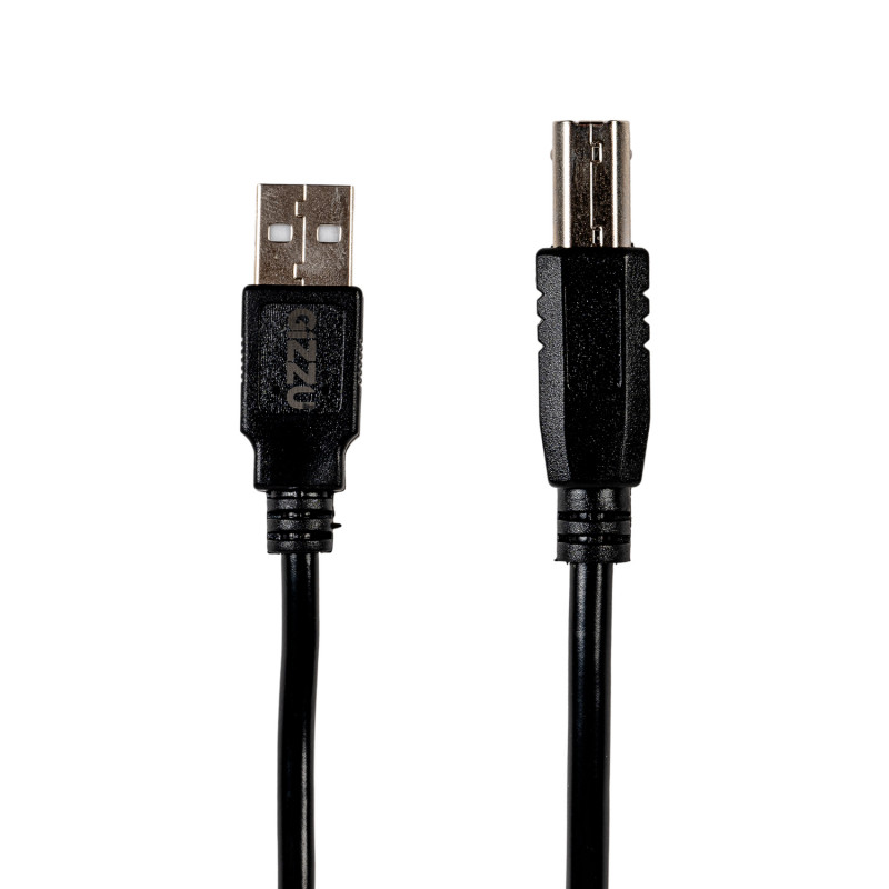 Gizzu USB 2.0 printeri kaabel USB-A - USB-B, 1,5 m, must (GCPU2AB15)