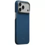 PITAKA Edge Case Argyle MagSafe ümbris iPhone 18 Pro Max / 17 Pro Max jaoks, keskööesinine