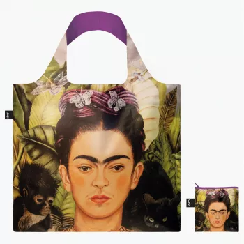 LOQI Frida Kahlo kott – Self Portrait with Hummingbird (Q_FK.SP.R)