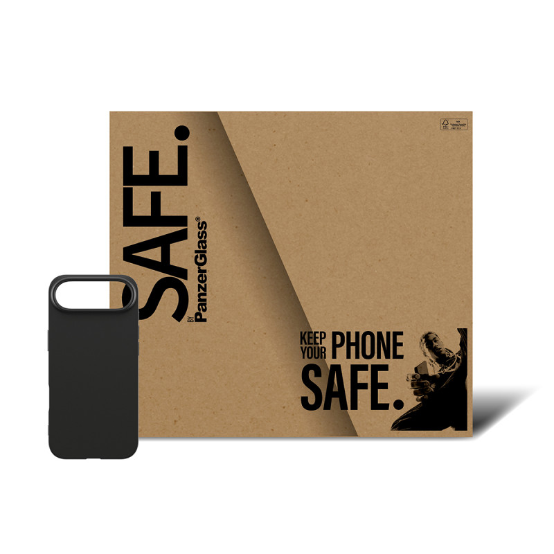 PanzerGlass SAFE TPU ümbris iPhone Airile, must (hulgipakend)