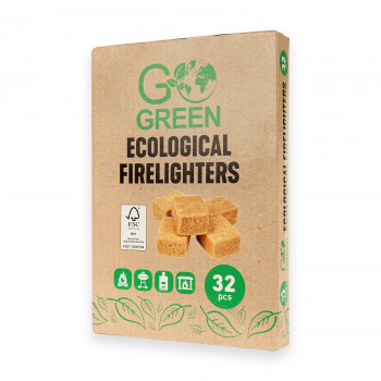 Gogreen ökoloogilised süütekuubikud, 32 tk