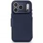 Decoded Leather Detachable Wallet nahkümbris iPhone 18 Pro / 17 Pro jaoks, MagSafe, Midnight
