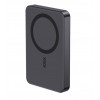 Ksix Powerbank Magslim 10000 mAh magnetiline 15W USB-C PD 20W digitaalne ekraan must