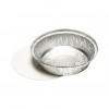 Starpak alumiiniumist kaanealused kandikud, 23 cm, 1000 ml, hõbedane