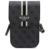 Guess 4G Stripe telefoni käekott, must