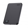 Ksix Powerbank Magslim 5000 mAh magnetiline USB-C PD 20W digitaalne ekraan must
