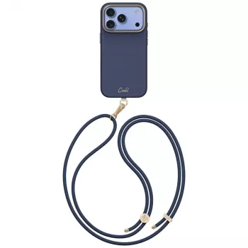 UNIQ Coehl Mirelle ümbris iPhone 18 Pro / 17 Pro jaoks, magnetlaadimisega, sinine