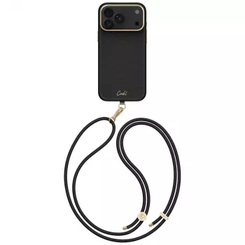 UNIQ Coehl Mirelle ümbris iPhone 18 Pro Max / 17 Pro Max jaoks, magnetlaadimine, must