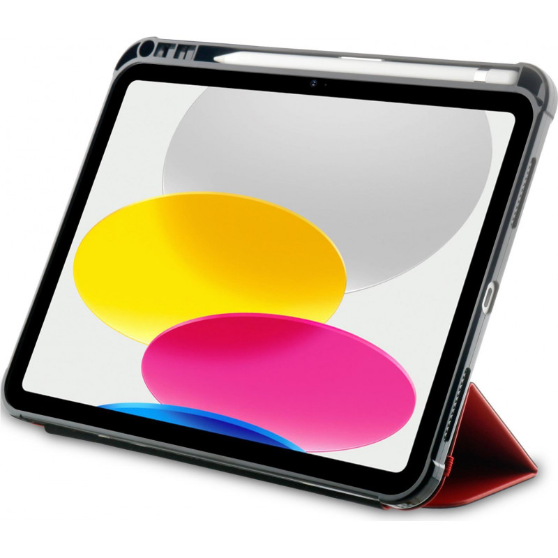 OtterBox React Series üliõhuke klapiga ümbris Apple iPad 10.9 inch (10. põlvkond) jaoks - must/punane