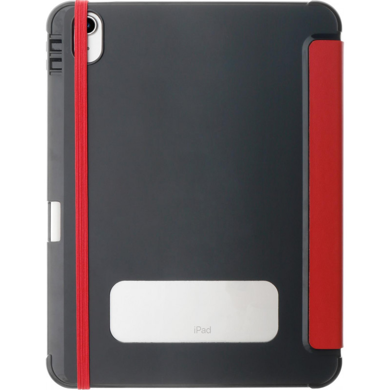 OtterBox React Series üliõhuke klapiga ümbris Apple iPad 10.9 inch (10. põlvkond) jaoks - must/punane