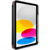 OtterBox React Series üliõhuke klapiga ümbris Apple iPad 10.9 inch (10. põlvkond) jaoks - must/punane