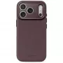 Decoded Leather Backcover - nahast ümbris iPhone 18 Pro / 17 Pro jaoks, ühilduv MagSafe'iga (šokolaadipruun)