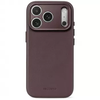 Decoded Leather Backcover - nahast ümbris iPhone 18 Pro Max / 17 Pro Max jaoks, ühilduv MagSafe'iga (šokolaadipruun)