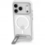 Decoded AntiMicrobial Hybrid alusega tagakate - kate koos alusega iPhone 18 Pro Max / 17 Pro Max jaoks, ühilduv MagSafe'iga (läbipaistev)
