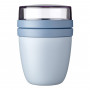 Mepal Ellipse toidunõu 0,5 + 0,2 l, Nordic Blue