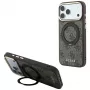 Guess Ring Stand 360 4G Classic Logo MagSafe ümbris iPhone 18 Pro / 17 Pro jaoks, pruun