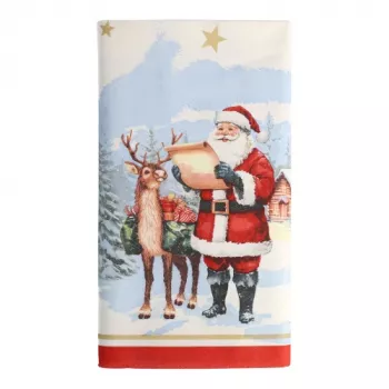 PAPSTAR laudlina Dear Santa 37224 valge 120,0 x 180,0 cm
