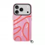 LAUT Keyko Pop ümbris iPhone 17 Pro Maxile, Rosy Wave