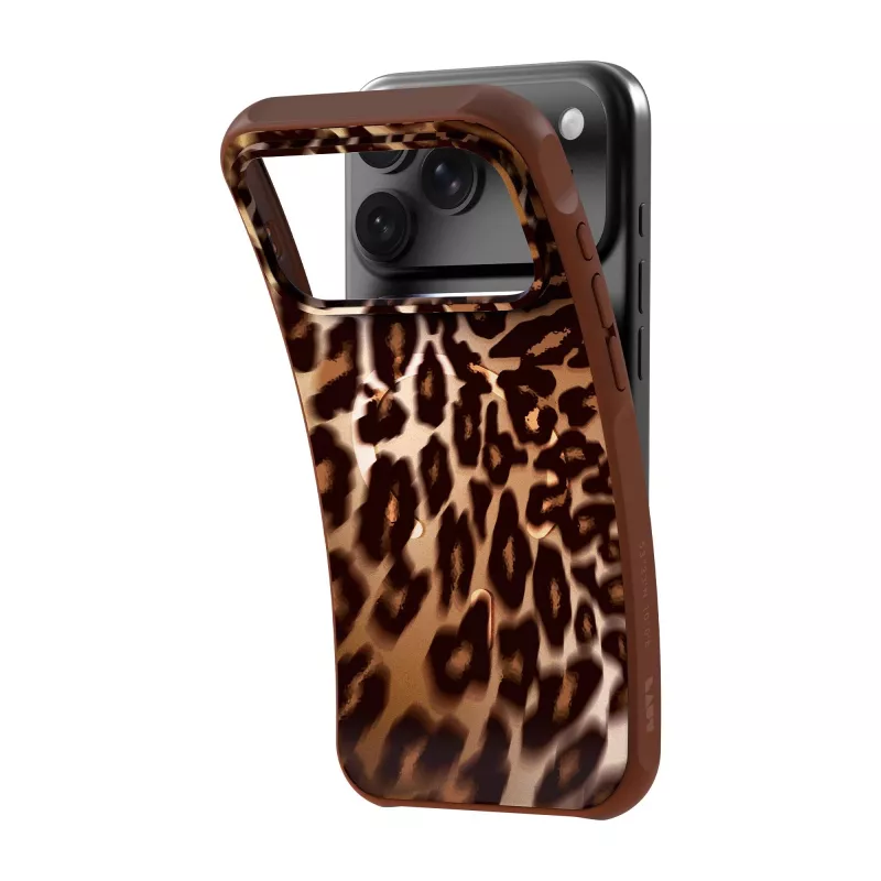 Laut Huex Wave ümbris iPhone 18 Pro Max / 17 Pro Max jaoks, MagSafe, Mocha Leopard