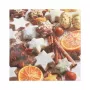 PAPSTAR “Cinnamon Stars” jõulupaberist salvrätikud 330 x 330 mm, trükitud, 1/4 volt, 3-kihiline