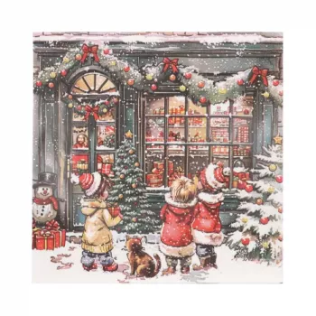 PAPSTAR “It looks like Christmas” jõulupaberist salvrätikud 330 x 330 mm, trükitud, 1/4 volti, 3-kihiline