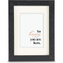 Hama puidust raam Serena, must, 10 x 15 cm