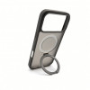 Evelatus Shield kaitseümbris MagSafe'i ja alusega Apple iPhone 18 Pro Maxile, mati rõngas, suitsuhall