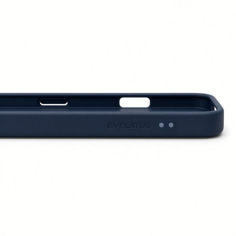 Evelatus Shield kaitseümbris MagSafe'i ja alusega Apple iPhone 18 Pro Maxile, mati sõrmus, tumesinine