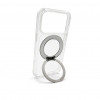 Evelatus hübriidkate MagSafe ja 360-kraadise metallalusega Apple iPhone 18 Pro Maxile, PC+TPU, läbipaistev