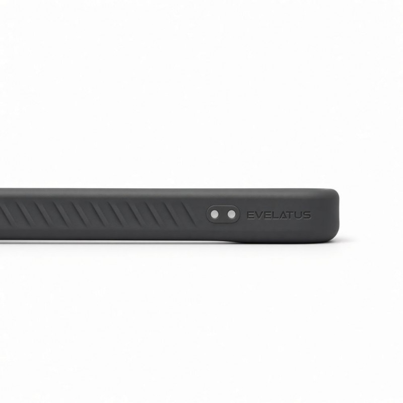 Evelatus kummikattega MagSafe ümbris koos alusega Apple iPhone 18 Pro Max jaoks, suitsuhall