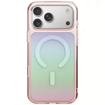 UNIQ Coehl Estelle ümbris iPhone 18 Pro / 17 Pro jaoks, magnetlaadimine, roosa
