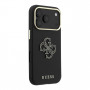 Guess SW graanitud PU ja suure vaigust logoga ümbris Apple iPhone 18 Pro jaoks, must