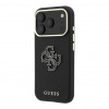 Guess SW graanitud PU ja suure vaigust logoga ümbris Apple iPhone 18 Pro jaoks, must