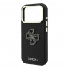 Guess SW graanitud PU ja suure vaigust logoga ümbris Apple iPhone 18 Pro jaoks, must