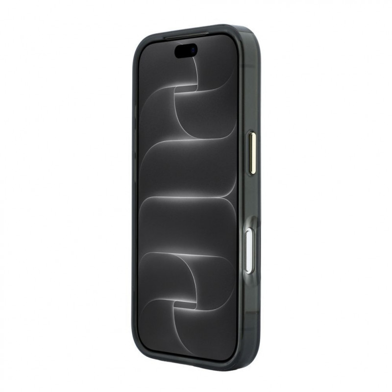 Karl Lagerfeld HC MagSafe IML Peekaboo Print & Metal Frame kate Apple iPhone 18 Pro jaoks, must